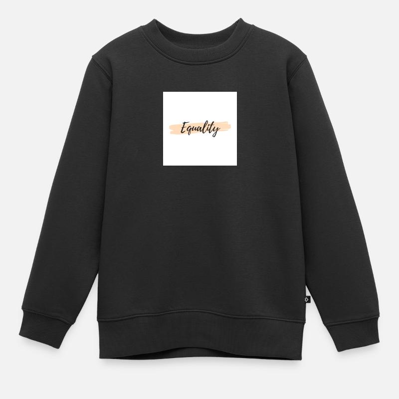 Égalité - Sweat Premium enfant bio - noir