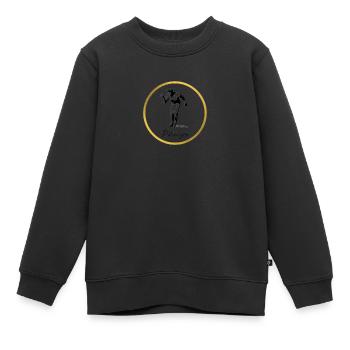 Petanque - Kinder Premium Organic Sweatshirt - Schwarz - Vorne - AI Model Kid Female (0cm)