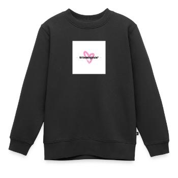 Couple de rêve 2024 - Sweat Premium enfant bio - noir - Devant - AI Model Kid Female (0cm)