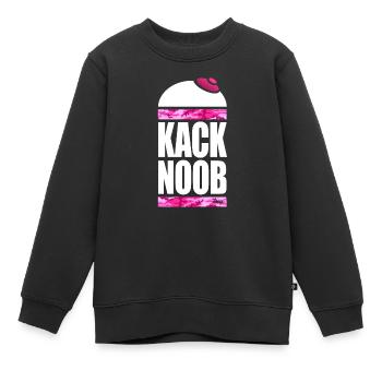 Zertifizierte KackNoob-Uniform! - Kinder Premium Organic Sweatshirt - Schwarz - Vorne - AI Model Kid Female (0cm)