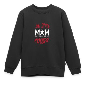 Jiu Jitsu Selbstverteidigung - Kinder Premium Organic Sweatshirt - Schwarz - Vorne - AI Model Kid Female (0cm)