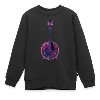 Banjo - Sweat Premium enfant bio - noir - Devant - AI Model Kid Female (0cm)