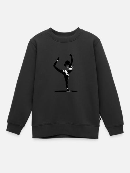 Professeur de Yoga - Hobby / Sport Sticker - Sweat Premium enfant bio - noir