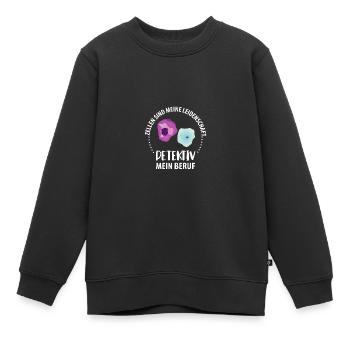 Zytologie und Zellen - Kinder Premium Organic Sweatshirt - Schwarz - Vorne - AI Model Kid Female (0cm)