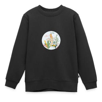 Meerestiere - Kinder Premium Organic Sweatshirt - Schwarz - Vorne - AI Model Kid Female (0cm)