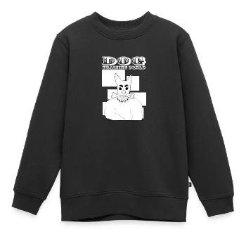 Professioneller Hundetrainer Dog Obedience School - Kinder Premium Organic Sweatshirt - Schwarz - Vorne - AI Model Kid Female (0cm)