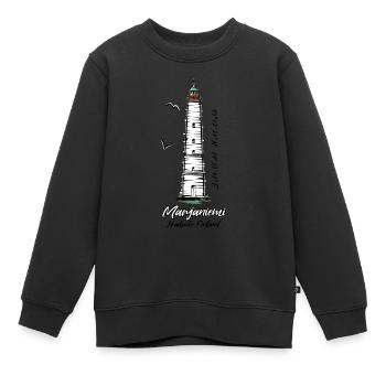 T-SHIRTS MARJANIEMI HAILUOTO ET PRODUITS LIGHTHOUSE - Sweat Premium enfant bio - noir - Devant - AI Model Kid Female (0cm)