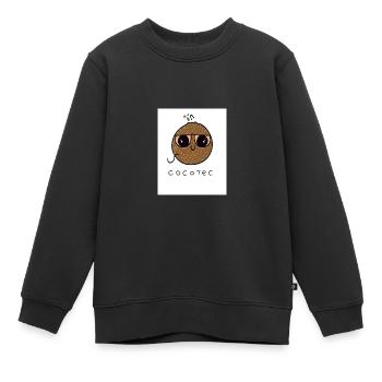 Te amo - Kinder Premium Organic Sweatshirt - Schwarz - Vorne - AI Model Kid Female (0cm)