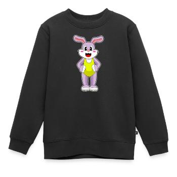 Maillot de bain Bunny Swimsuit Summer - Sweat Premium enfant bio - noir - Devant - AI Model Kid Female (0cm)