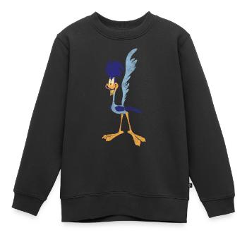 Looney Tunes Road Runner Vintage - Sweat Premium enfant bio - noir - Devant - AI Model Kid Female (0cm)
