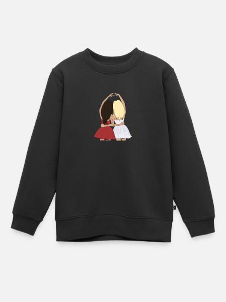 Meilleur ami - Sweat Premium enfant bio - noir