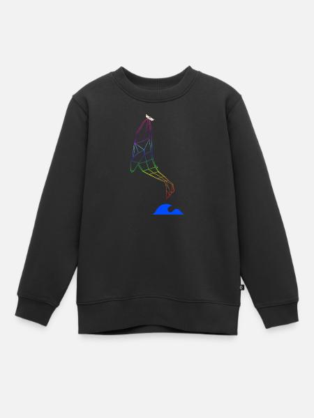 Pride Lifts You Up - Kinder Premium Organic Sweatshirt - Schwarz