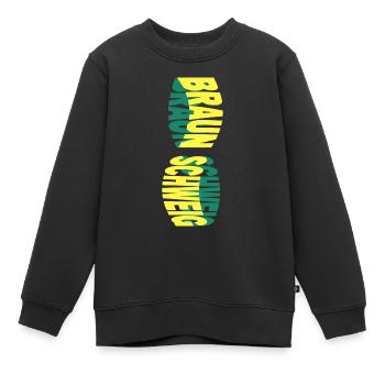 Braunschweig Allemagne Ville Police Colorée - Sweat Premium enfant bio - noir - Devant - AI Model Kid Female (0cm)