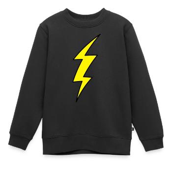 Blitz - Kinder Premium Organic Sweatshirt - Schwarz - Vorne - AI Model Kid Female (0cm)