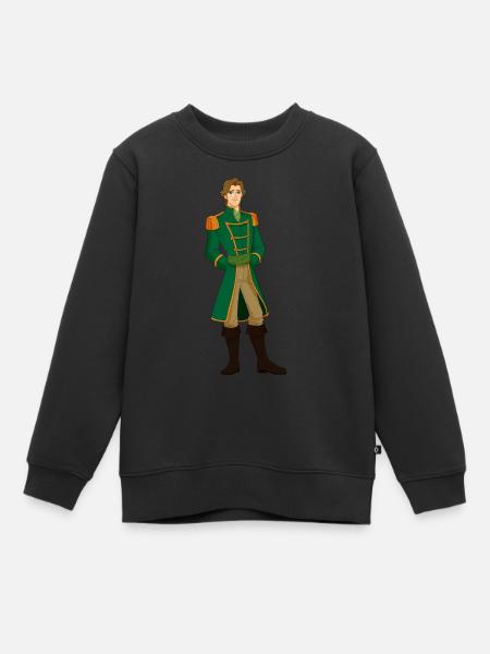 Prince tristan - Sweat Premium enfant bio - noir