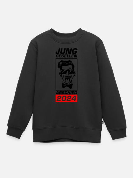 Enterrement de vie de garçon 2024 - Sweat Premium enfant bio - noir