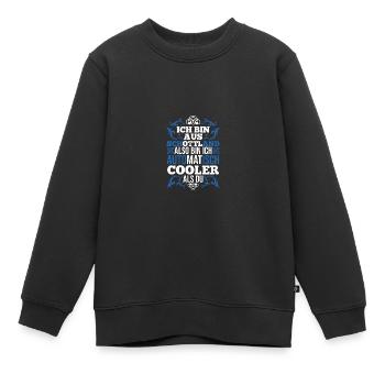 Schotten Schottisch Schottland - Kinder Premium Organic Sweatshirt - Schwarz - Vorne - AI Model Kid Female (0cm)