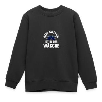 Costume de carnaval Carnaval - Sweat Premium enfant bio - noir - Devant - AI Model Kid Female (0cm)