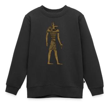 Ägypten Ägypten Isis Pharaonen Pharaonen Pyramide Afrika - Kinder Premium Organic Sweatshirt - Schwarz - Vorne - AI Model Kid Female (0cm)