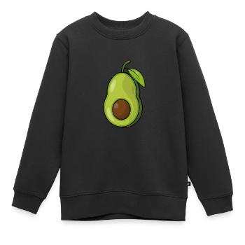AVOCADO - Kinder Premium Organic Sweatshirt - Schwarz - Vorne - AI Model Kid Female (0cm)