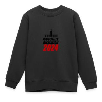 Junggesellen Abschied 2024 - Kinder Premium Organic Sweatshirt - Schwarz - Vorne - AI Model Kid Female (0cm)