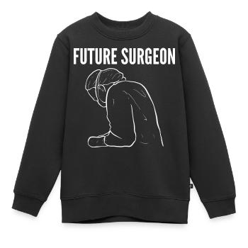Future Surgeon Future Surgeon Poison - Kids Premium Organic Sweatshirt - black - Front - AI Model Kid Female (0cm)