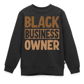 Propriétaire d’entreprise noir - Sweat Premium enfant bio - noir - Devant - AI Model Kid Female (0cm)