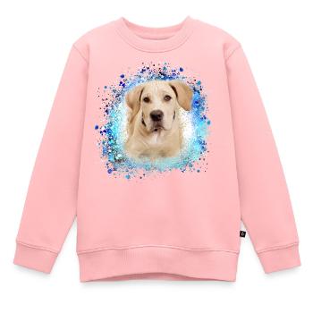 Cane Corso,Dog,Painting,Graffiti,Bulldog - Kids Premium Organic Sweatshirt - rose - Front - AI Model Kid Female (0cm)