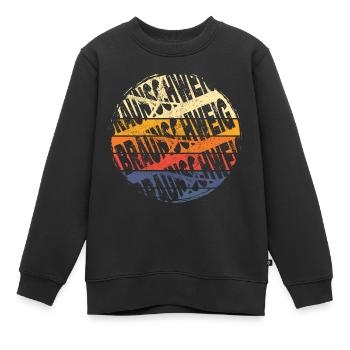 Braunschweig Allemagne Ville Vintage Rétro - Sweat Premium enfant bio - noir - Devant - AI Model Kid Female (0cm)