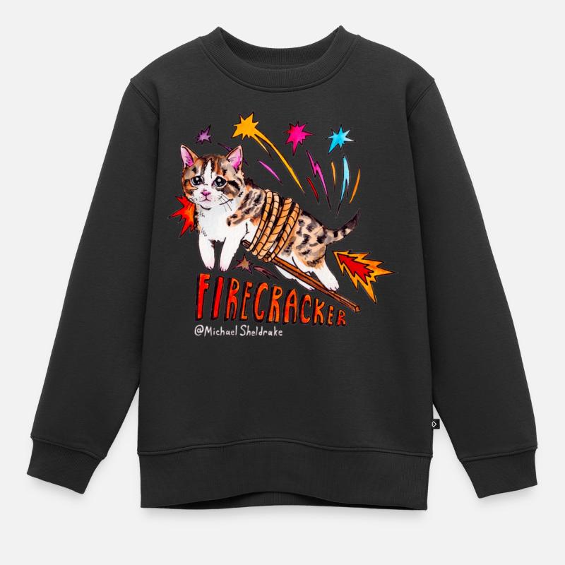 bébé Je suis un pétard - Sweat Premium enfant bio - noir