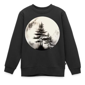 Mâchoire - Sweat Premium enfant bio - noir - Devant - AI Model Kid Female (0cm)