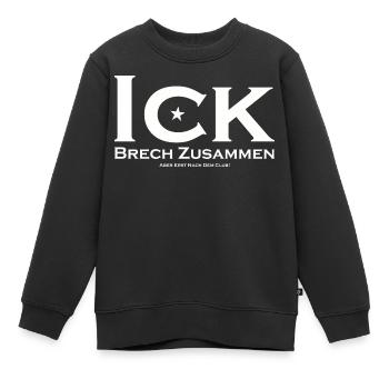 Ick Brech Zusammen Aber Erst Nach Dem Club - Kinder Premium Organic Sweatshirt - Schwarz - Vorne - AI Model Kid Female (0cm)