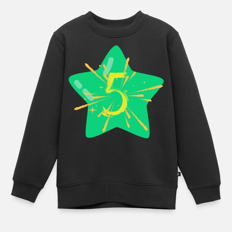 5 Jahre - Kinder Premium Organic Sweatshirt - Schwarz