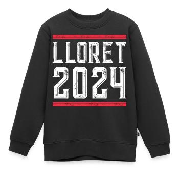 Jours fériés Lloret De Mar 2024 - Sweat Premium enfant bio - noir - Devant - AI Model Kid Female (0cm)