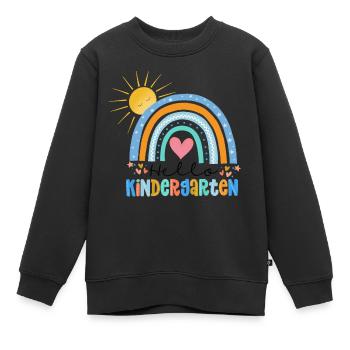Kindergarten - Kinder Premium Organic Sweatshirt - Schwarz - Vorne - AI Model Kid Female (0cm)