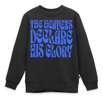 Christentum Christlicher Bibelvers - Kinder Premium Organic Sweatshirt - Schwarz - Vorne - AI Model Kid Female (0cm)