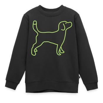 Beagle - Kinder Premium Organic Sweatshirt - Schwarz - Vorne - AI Model Kid Female (0cm)