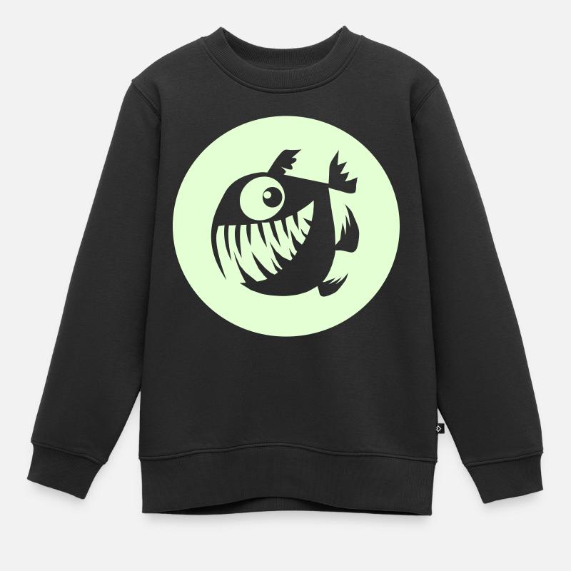 Joyeux Perry Bubble - Sweat Premium enfant bio - noir