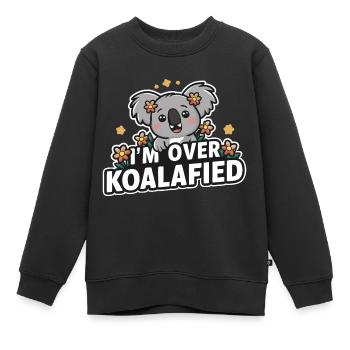 Koala Koala Koala Ours Koala Animal - Sweat Premium enfant bio - noir - Devant - AI Model Kid Female (0cm)