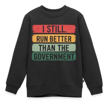 Amputation Disability - Kids Premium Organic Sweatshirt - black - Front - AI Model Kid Female (0cm)