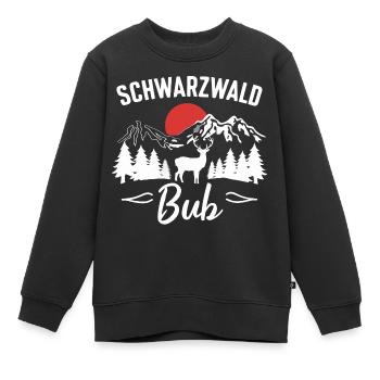 Forêt-Noire Forêt-Noire du Bade-Wurtemberg - Sweat Premium enfant bio - noir - Devant - AI Model Kid Female (0cm)