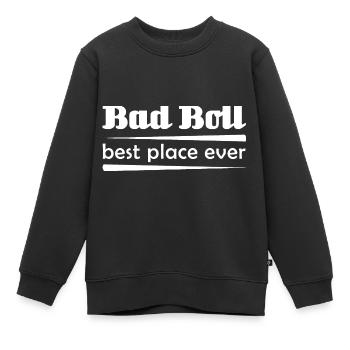 Bad Boll - Stadt best place ever - Kinder Premium Organic Sweatshirt - Schwarz - Vorne - AI Model Kid Female (0cm)
