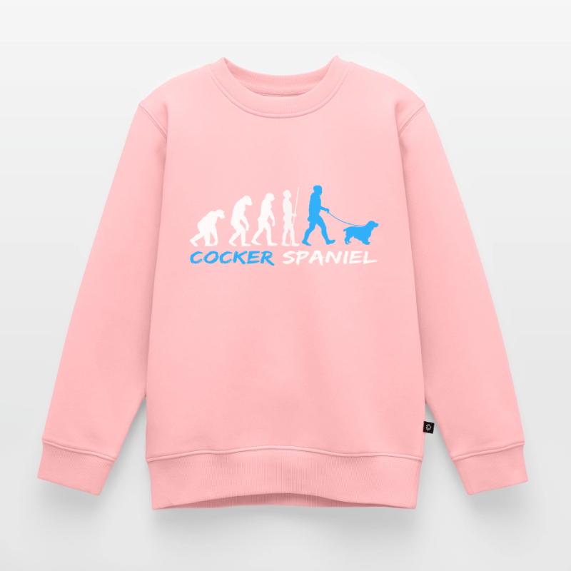 Cocker anglais Cocker Spaniel Chien Evolution Sweat Premium enfant bio