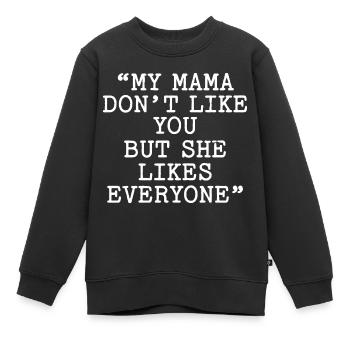 Paroles Mélomanes Auteurs-compositeurs Festival de musique - Sweat Premium enfant bio - noir - Devant - AI Model Kid Female (0cm)