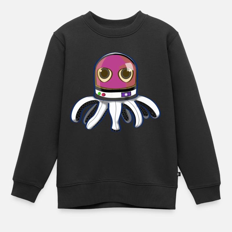 octonaut2 - Kinder Premium Organic Sweatshirt - Schwarz