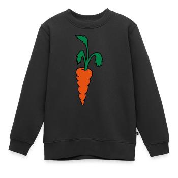 Carotte carotte - Sweat Premium enfant bio - noir - Devant - AI Model Kid Female (0cm)