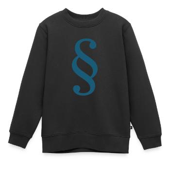 Law Lawyer Paragraph Lawyer Court Law - Kids Premium Organic Sweatshirt - black - Front - AI Model Kid Female (0cm)