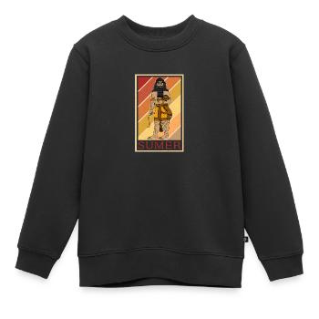 Geschichte Iran Osten Lehrer Sumer Antike - Kinder Premium Organic Sweatshirt - Schwarz - Vorne - AI Model Kid Female (0cm)