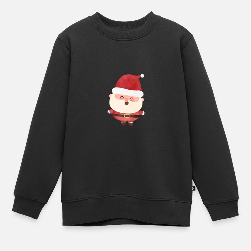 Père Noël - Sweat Premium enfant bio - noir