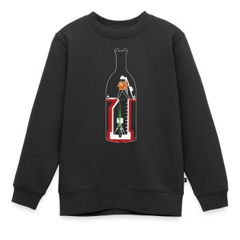 Vermesser Scan - Kinder Premium Organic Sweatshirt - Schwarz - Vorne - AI Model Kid Female (0cm)